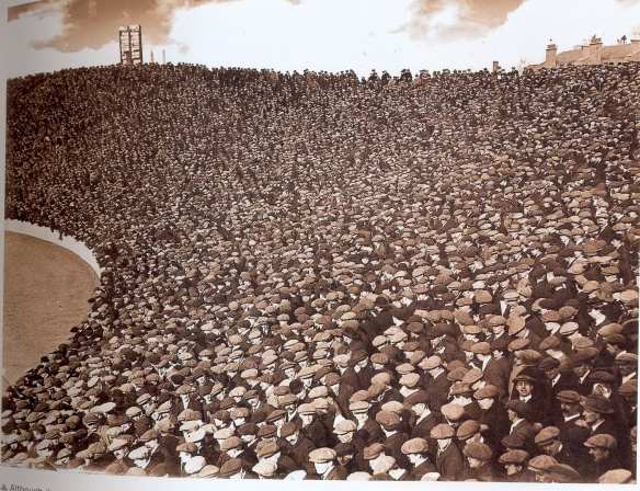 Unknown Football ground photographed somewhere or other, circa dunno. Probably not the Valley.