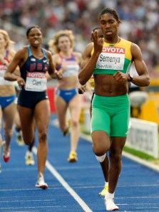 Semenya indicates how many testicles she has